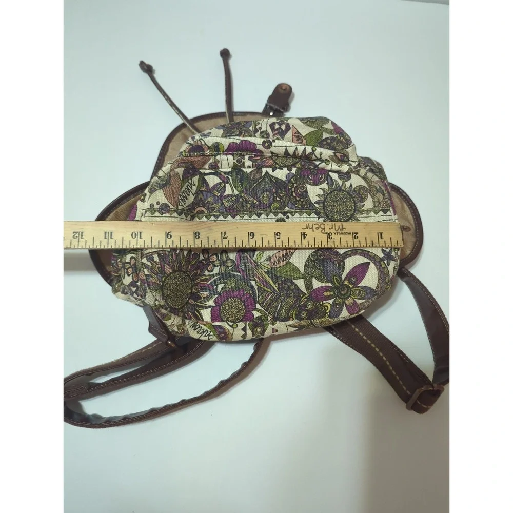 SAKROOTS  Owl Backpack Artist Circle Small Charm Whimsigoth Mini Bag Granola